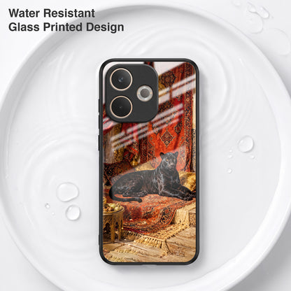 Oppo A5 Pro 5G Royal Black Panther Acrylic Glass Back Case