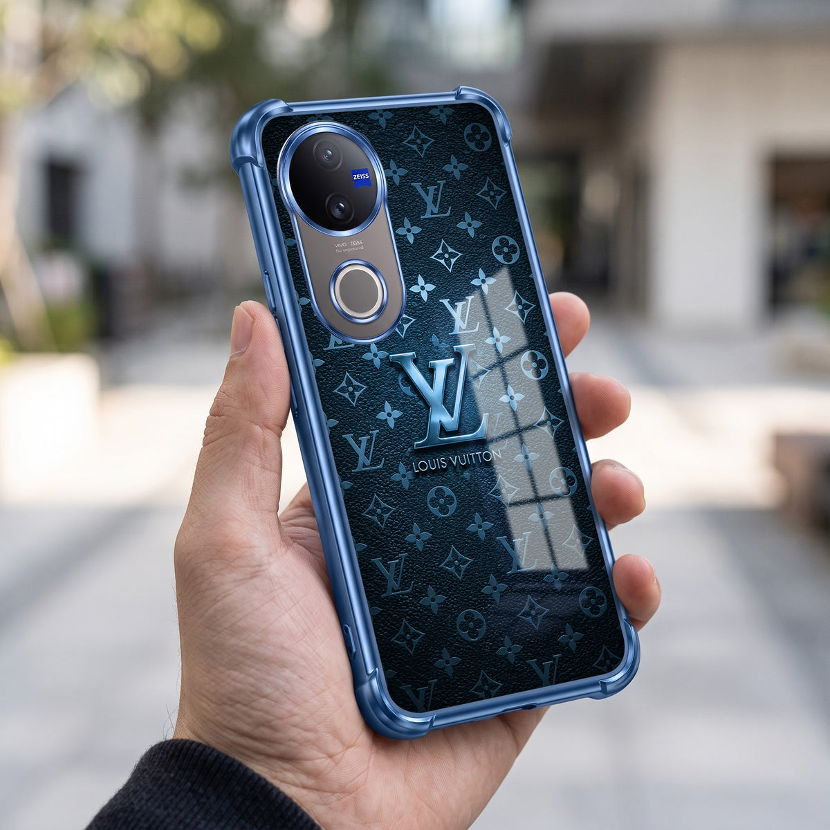 Vivo V50 5G LV Monogram Airbags Printed Back Case