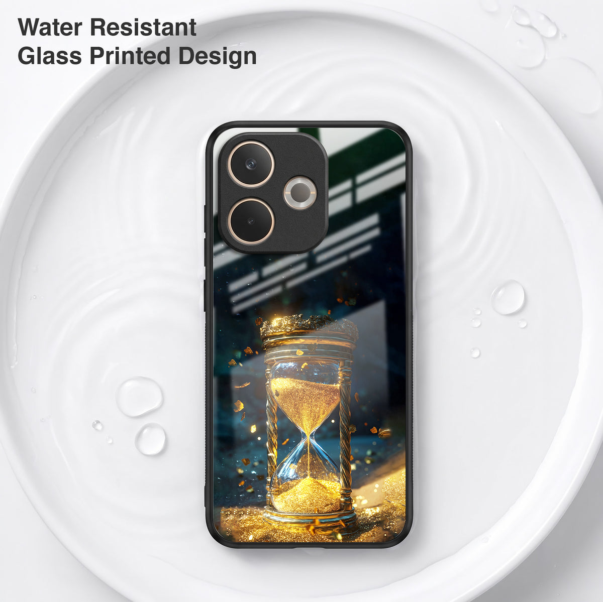 Oppo A5 Pro 5G Golden Hour Glass Acrylic Glass Back Case