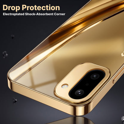OnePlus 15R 5G Luxury Infinity Energy Gold Electroplated Glass Phone Case
