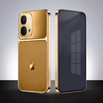 Vivo Y51 Pro 5G Royal Touch Apple Gold Electroplated Glass Phone Back Case