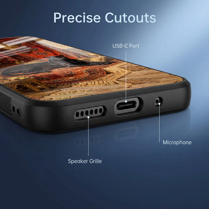 Vivo V40 Pro 5G Royal Black Panther Acrylic Glass Back Case