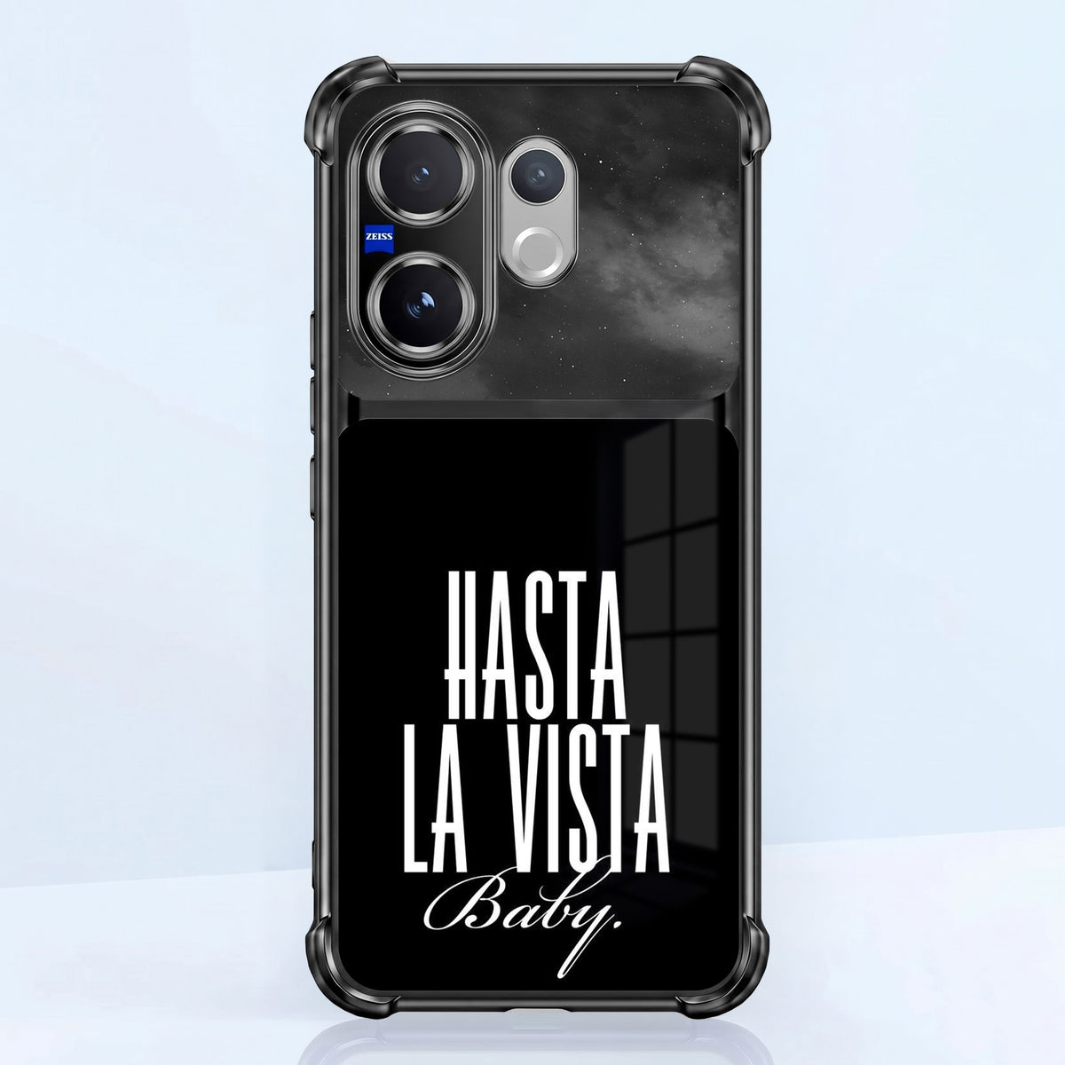 Vivo V60 5G Hasta La Vista Dual-Tone Transparent Airbags Case