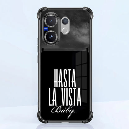 Vivo V60 5G Hasta La Vista Dual-Tone Transparent Airbags Case
