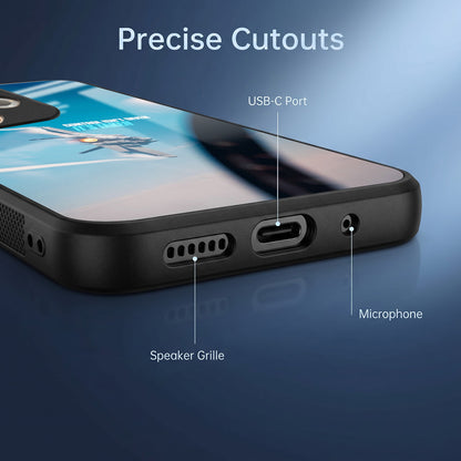 Oppo A5 Pro 5G Fighter Jet Control Acrylic Glass Back Case