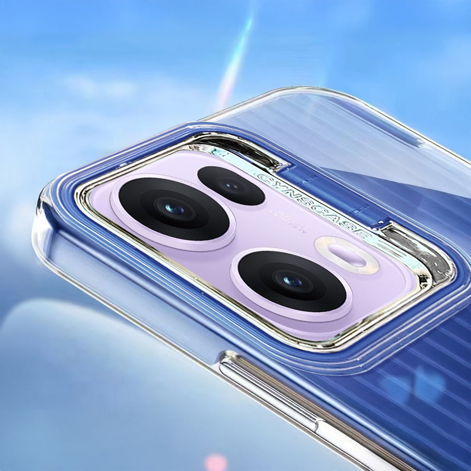 Oppo Reno13 Pro 5G Luxury Dual Layer Hybrid Camera Ring Stand Case