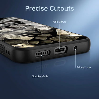 Vivo V60 5G Premium Acrylic Shockproof Glass Back Case (Money Magnet)