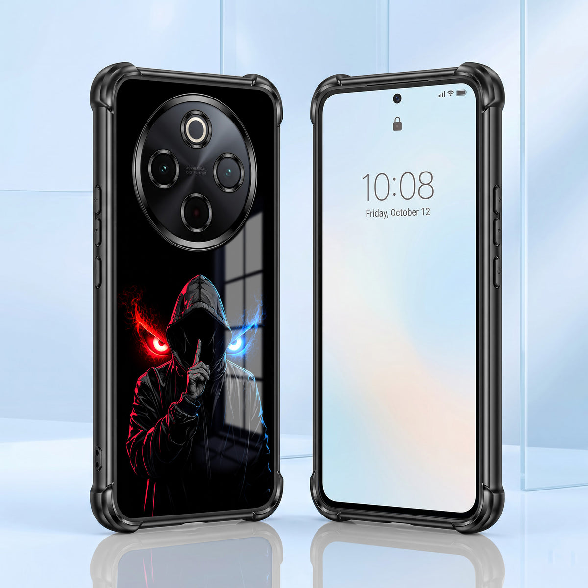 Vivo T4 5G Hooded Shadow Demon Airbags Printed Back Case