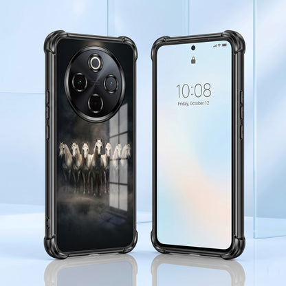 Vivo T4 5G Running Horses Airbags Printed Back Case