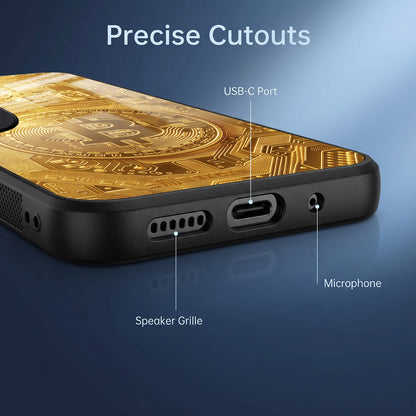 Vivo V50 5G Bitcoin Acrylic Glass Back Case