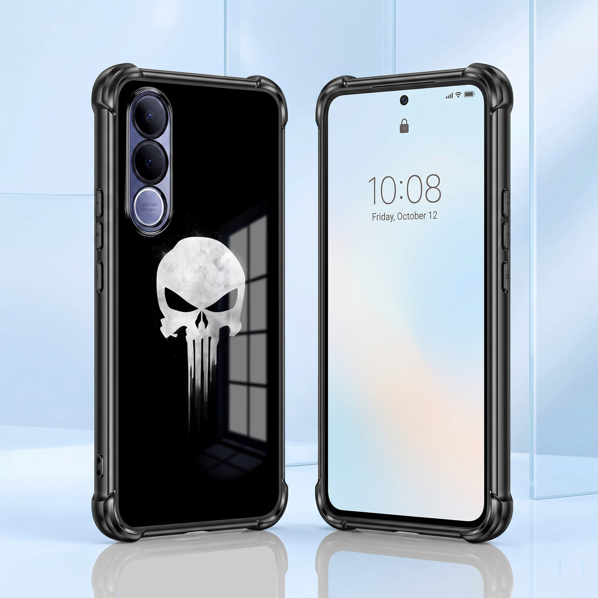 Vivo V70 FE 5G  Ghost Armor Airbags Printed Back Case