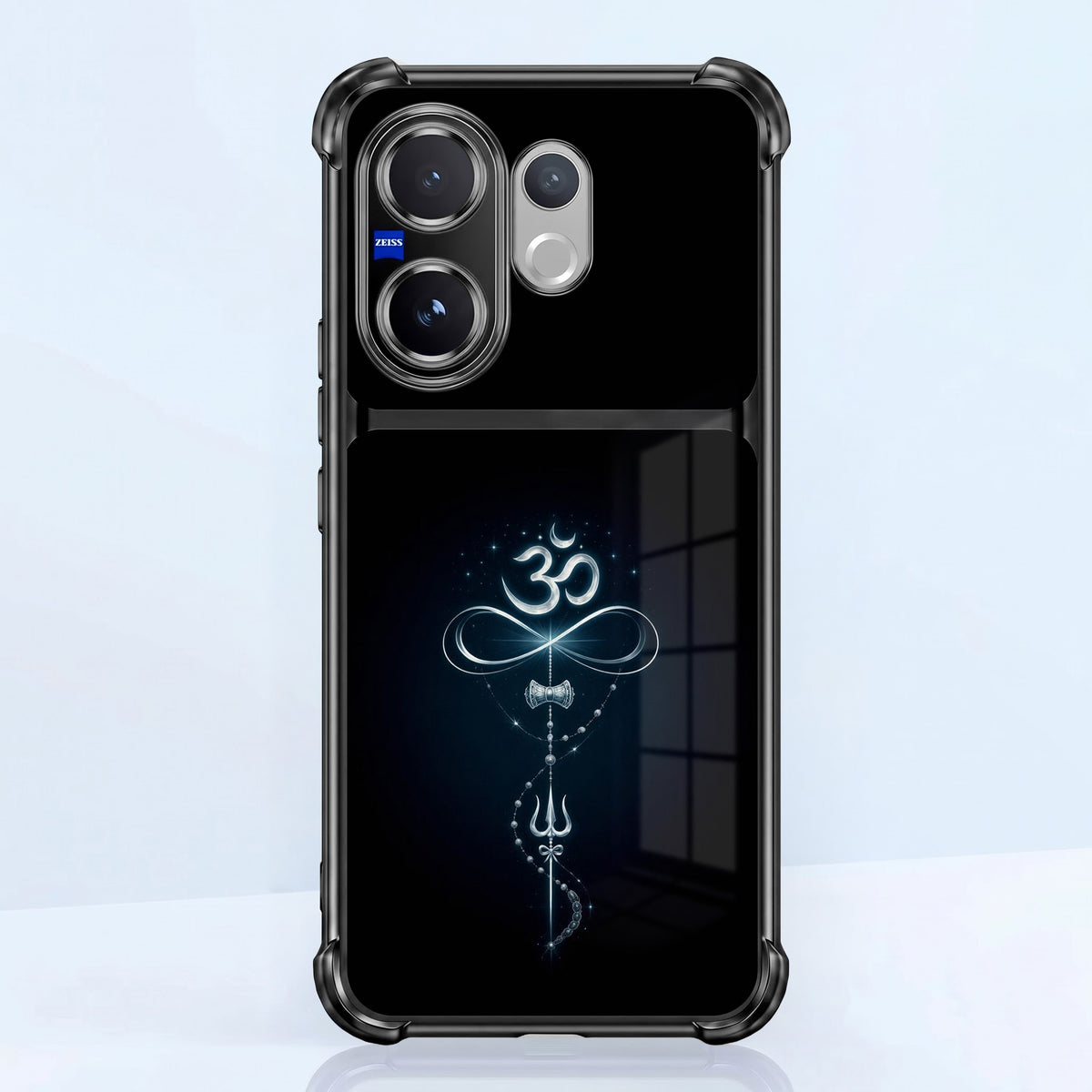 Vivo V60 5G Mahakal Trishul Transparent Airbags Case