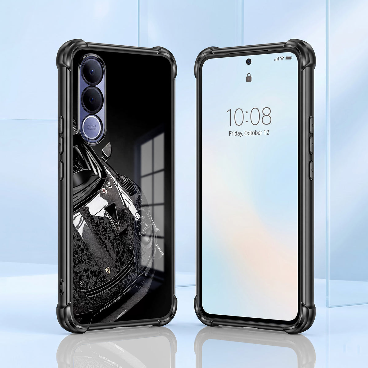 Vivo V70 FE 5G  Porsche Supercar Airbags Printed Back Case