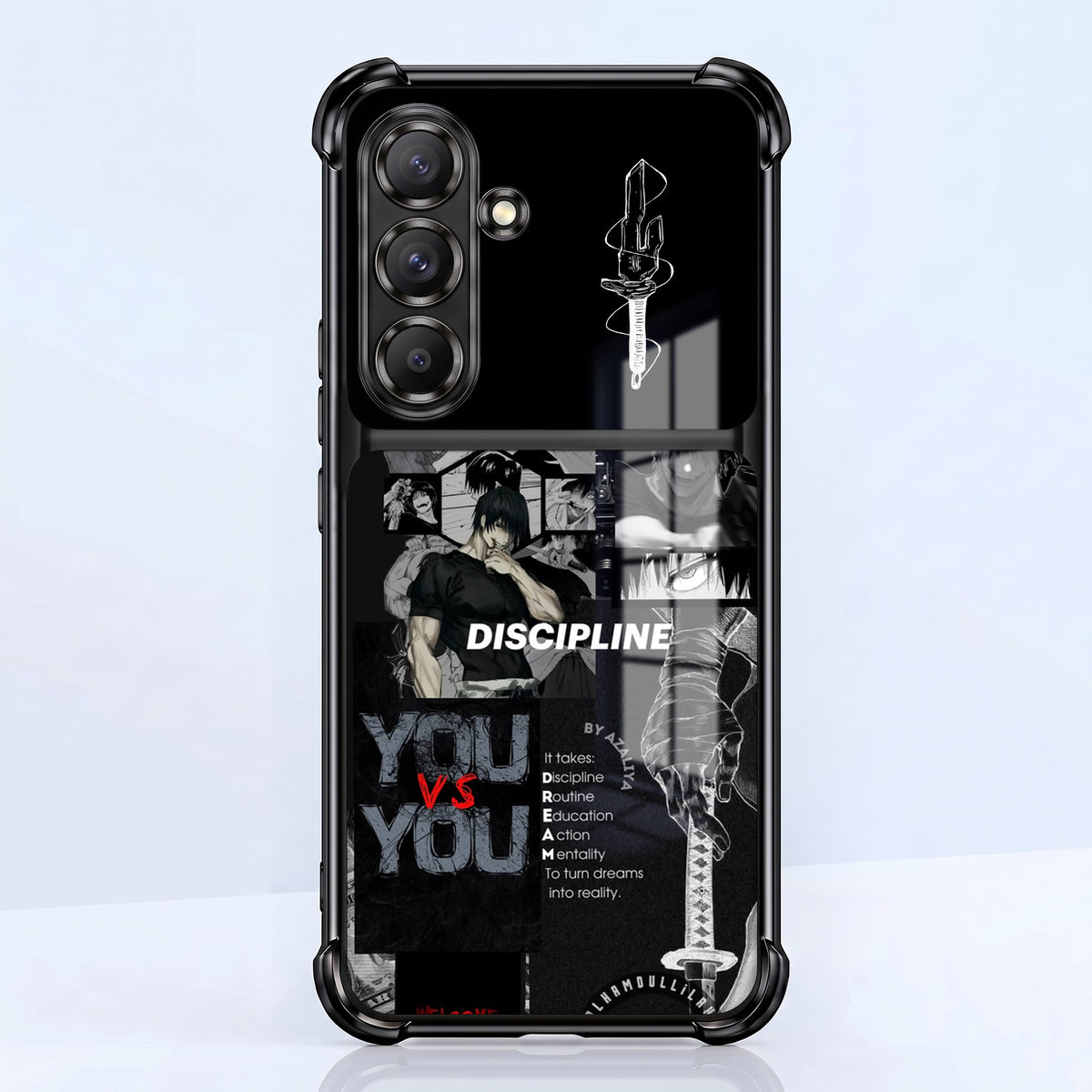 Samsung Galaxy A36 5G Discipline Over Dual-Tone Transparent Airbags Case