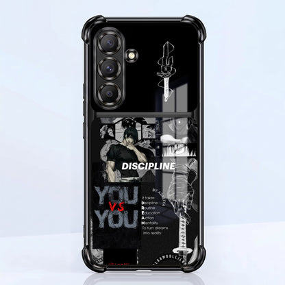 Samsung Galaxy A36 5G Discipline Over Dual-Tone Transparent Airbags Case