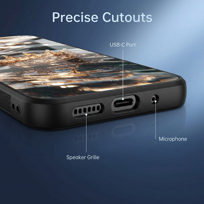 Vivo V40 Pro 5G Golden Leopard Acrylic Glass Back Case