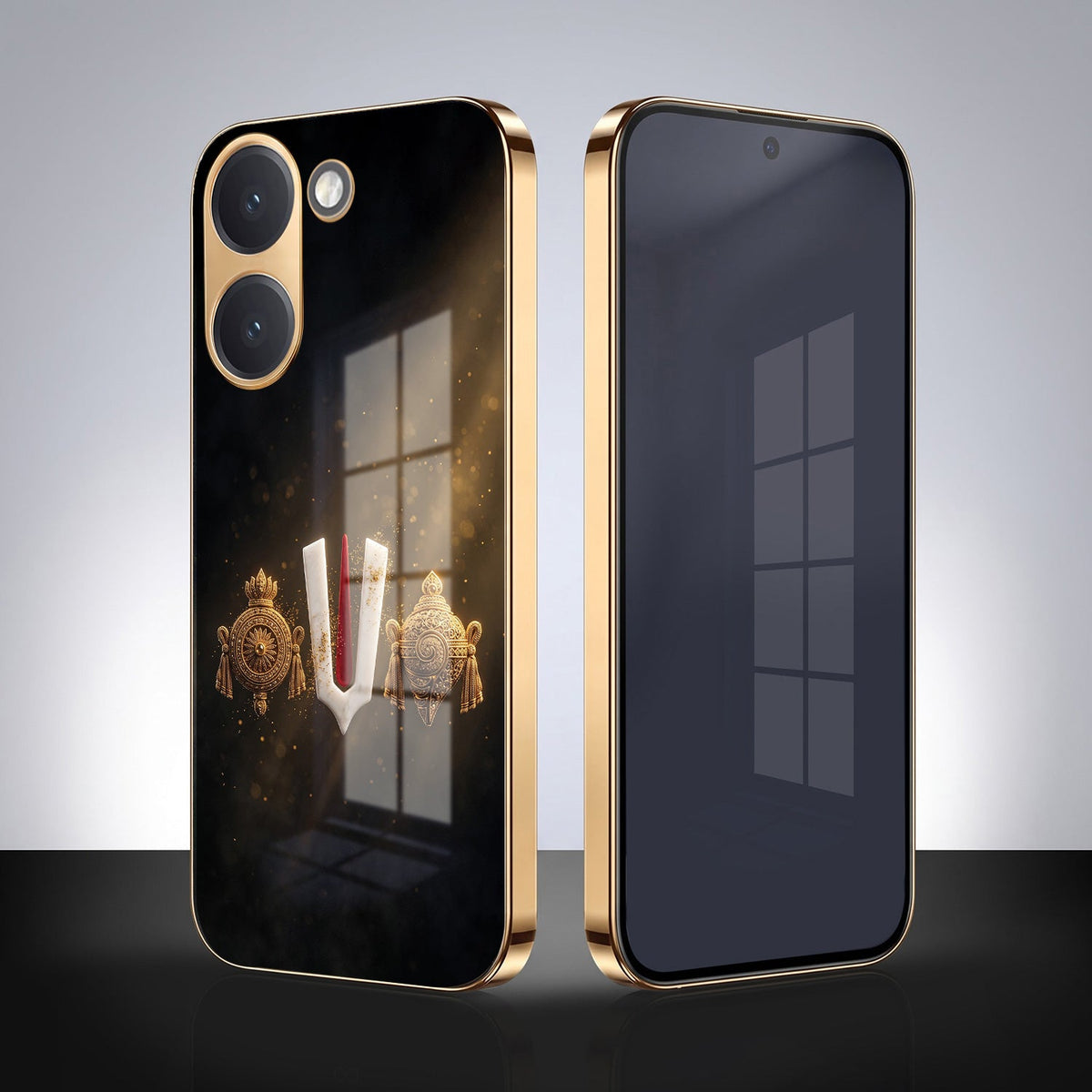 Poco X8 Pro 5G Royal Heritage Edition Gold Electroplated Glass Phone Back Case