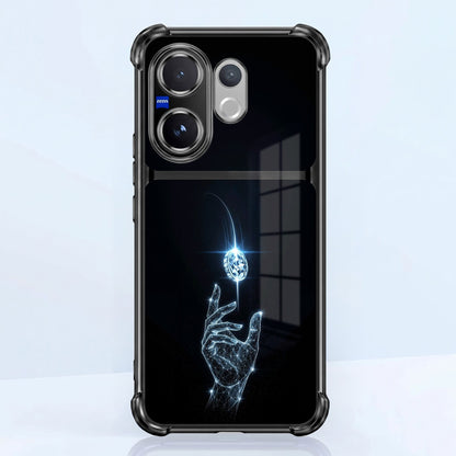 Vivo V60 5G Cosmic Energy Dual-Tone Transparent Airbags Case