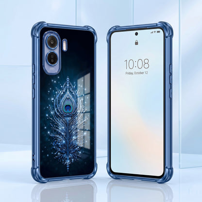 Vivo T5 Pro 5G Premium Peacock Feather Airbags Printed Back Case