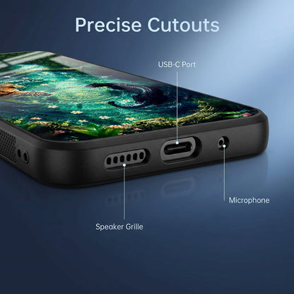 Vivo V50 5G Tiger & Panther Mystic Acrylic Glass Back Case