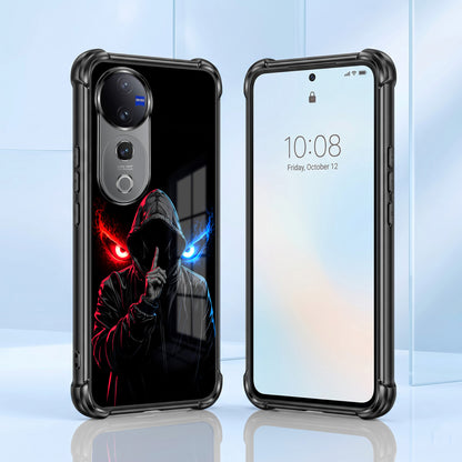 Vivo V40 Pro 5G Hooded Shadow Demon Airbags Printed Back Case