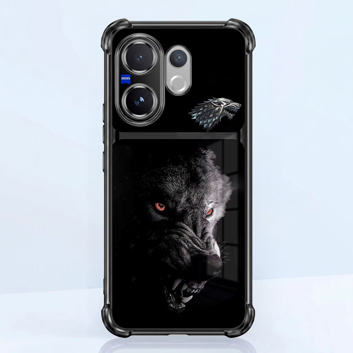 Vivo V60 5G Alpha Wolf Dual-Tone Transparent Airbags Case