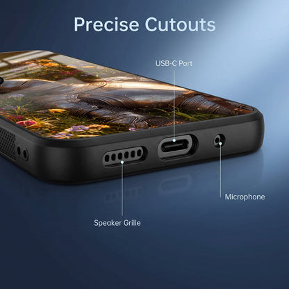 Vivo V40 Pro 5G Armored Knight Acrylic Glass Back Case