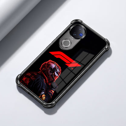 Vivo V50 5G F1 Rider Airbags Printed Back Case