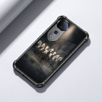 Vivo V40 Pro 5G Running Horses Airbags Printed Back Case