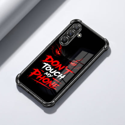Samsung Galaxy A36 5G Don't Touch My Phone Airbags Printed Back Case