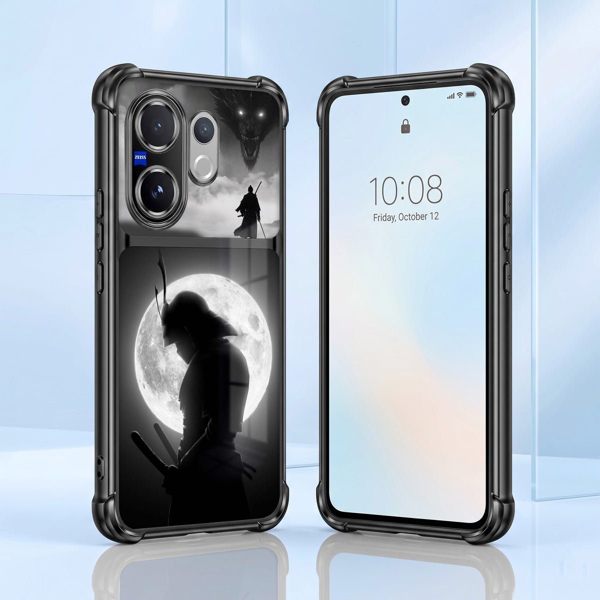 Vivo V60 5G Moonlit Ronin Dual-Tone Transparent Airbags Case