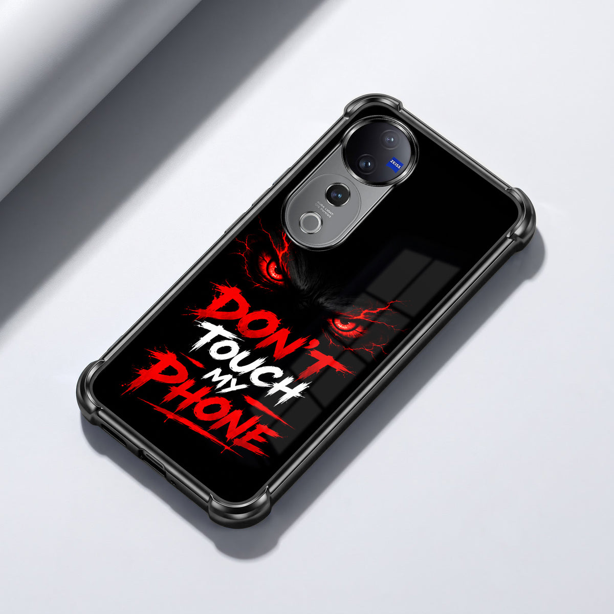 Vivo V40 Pro 5G Don't Touch My Phone Airbags Printed Back Case