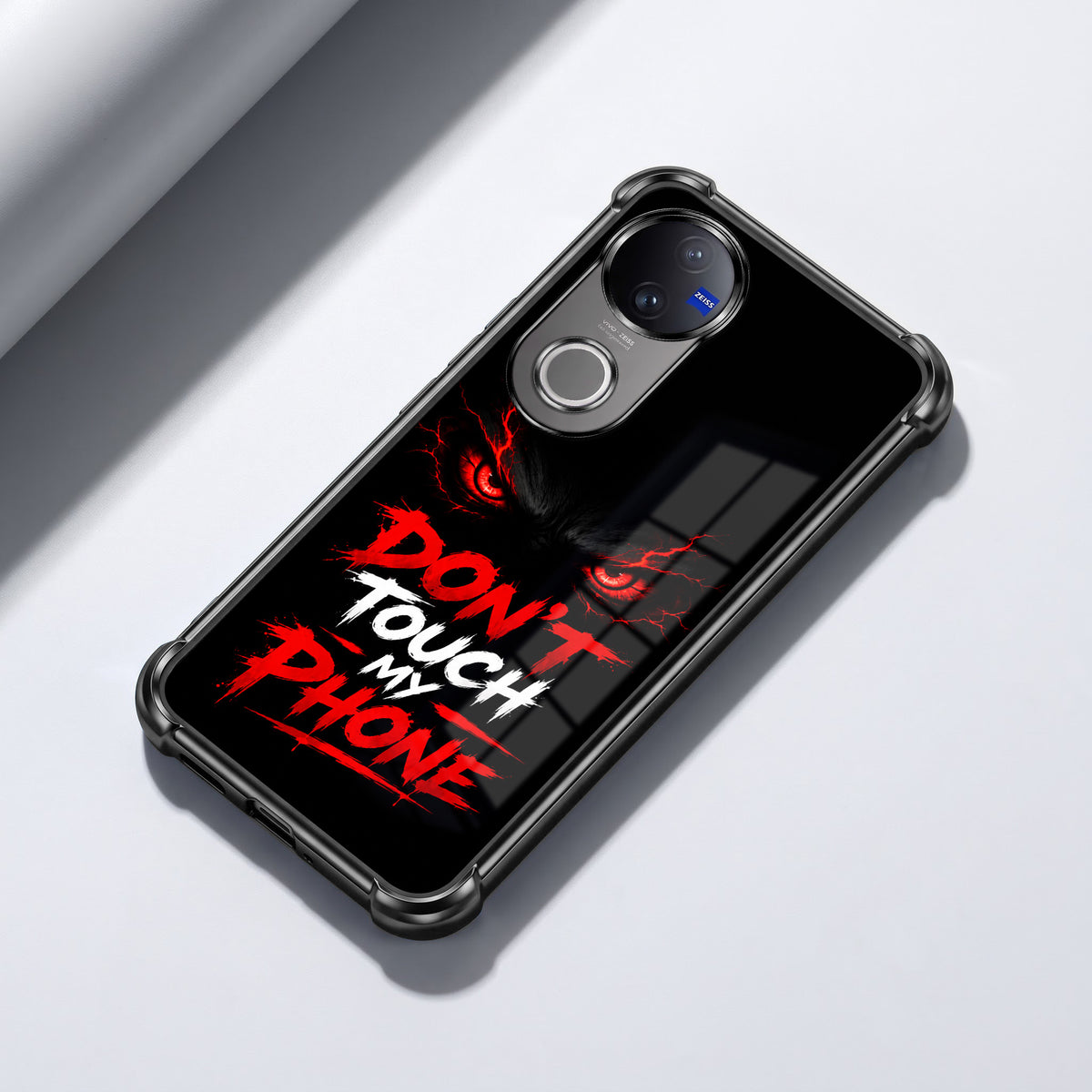 Vivo V50 5G Don't Touch My Phone Airbags Printed Back Case