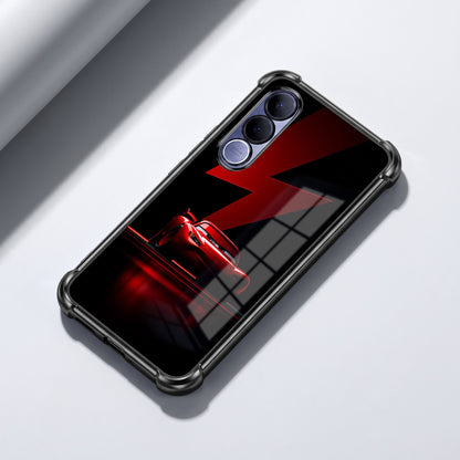 Vivo V70 FE 5G  Red Racing Car Airbags Printed Back Case