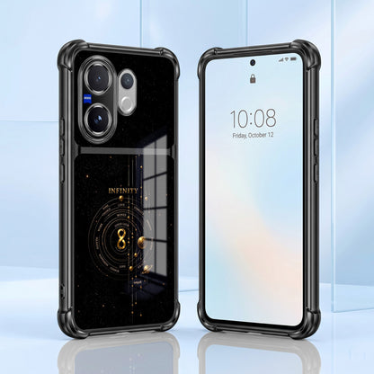 Vivo V60 5G Infinity Manifestation Dual-Tone Transparent Airbags Case