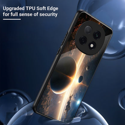 OPPO F29 Pro 5G Premium Acrylic Shockproof Glass Back Case (Orbit Horizon)