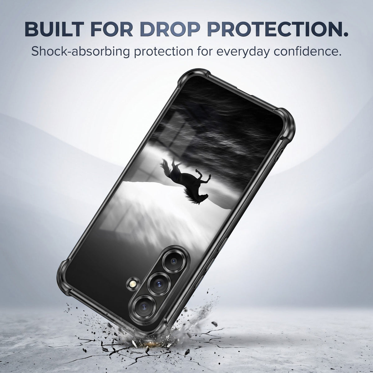 Samsung Galaxy A56 5G Phantom Horse Airbags Printed Back Case