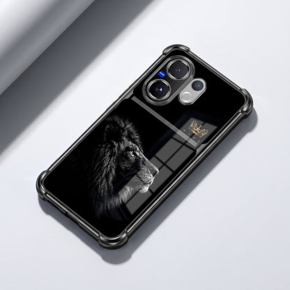 Vivo V60 5G King’s Aura Dual-Tone Transparent Black Airbags Case