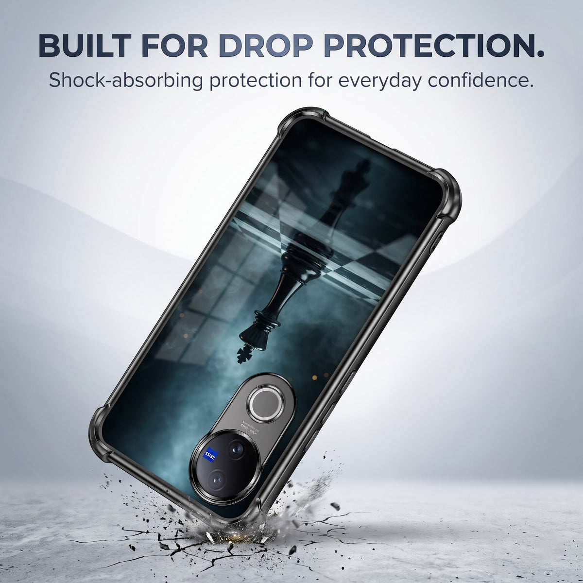 Vivo V50 5G Checkmate Airbags Printed Back Case