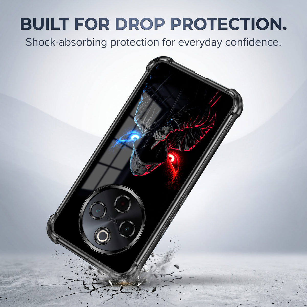 Vivo T4 5G Hooded Shadow Demon Airbags Printed Back Case