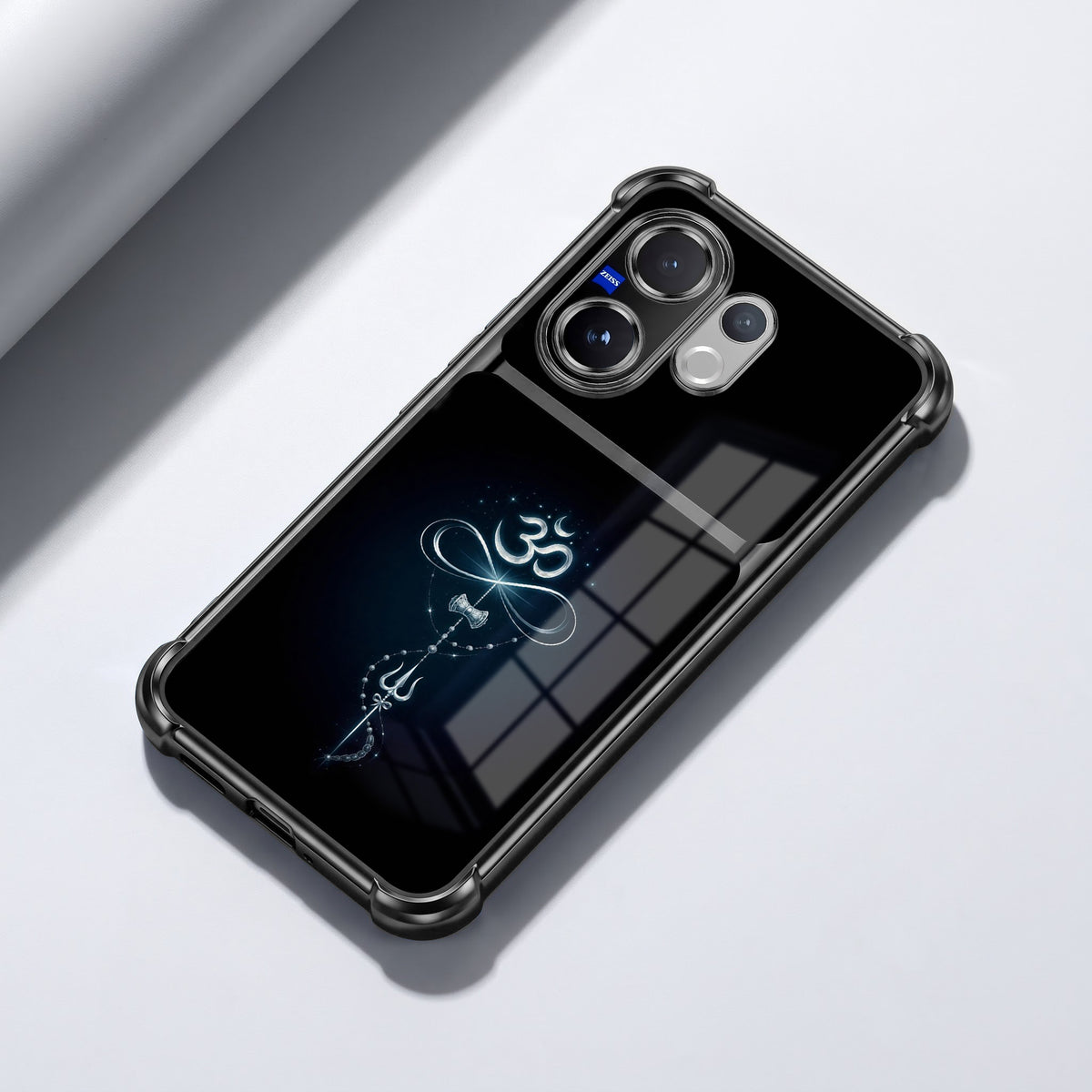 Vivo V60 5G Mahakal Trishul Transparent Airbags Case