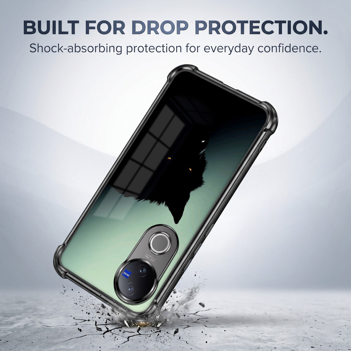Vivo V50 5G Shadow Prowler Airbags Printed Back Case
