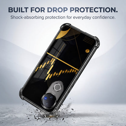Vivo V50 5G Trading Candles Airbags Printed Back Case