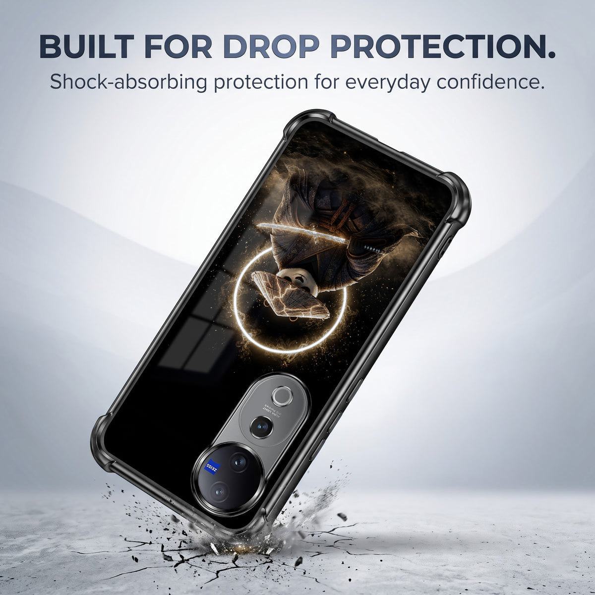 Vivo V40 Pro 5G Warrior Panda Airbags Printed Back Case