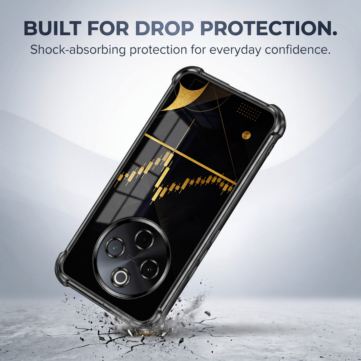 Vivo T4 5G Trading Candles Airbags Printed Back Case