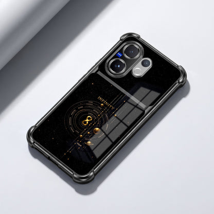 Vivo V60 5G Infinity Manifestation Dual-Tone Transparent Airbags Case
