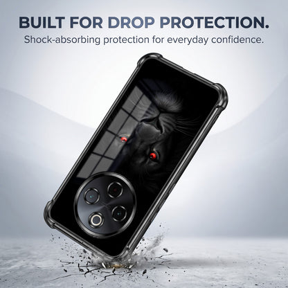 Vivo T4 5G Premium Black Lion Airbags Printed Back Case