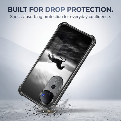 Vivo V40 Pro 5G Running Horse Printed Back Case