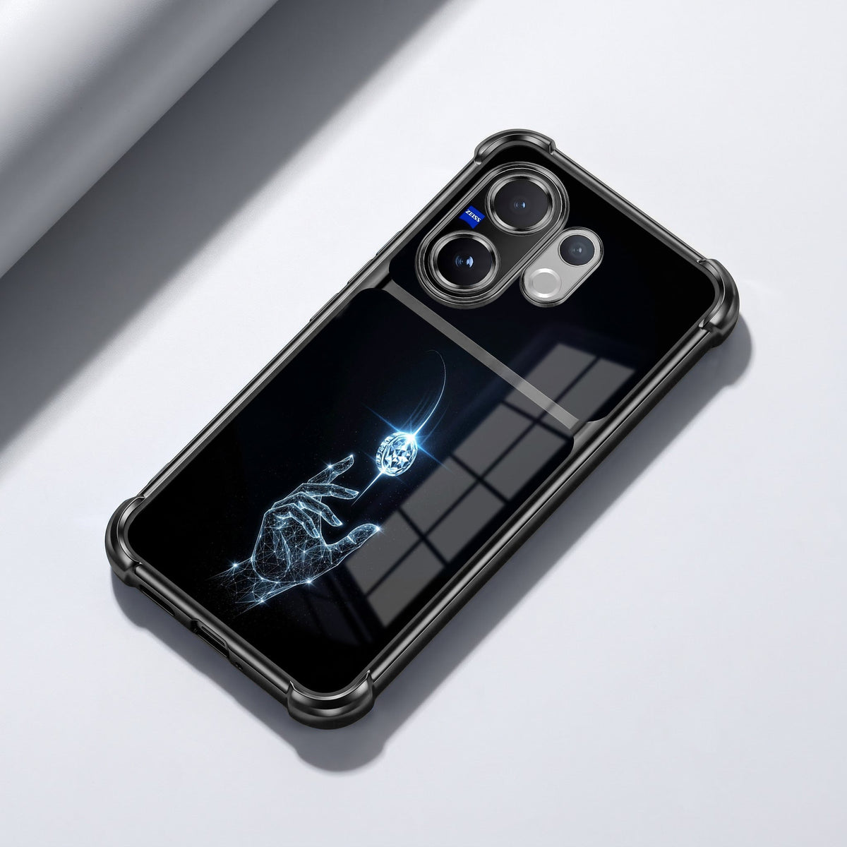 Vivo V60 5G Cosmic Energy Dual-Tone Transparent Airbags Case