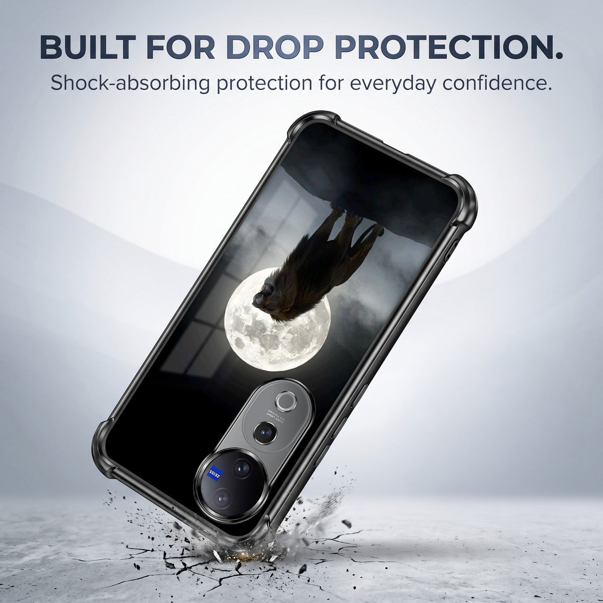 Vivo V40 Pro 5G Lunar Wolf Airbags Printed Back Case